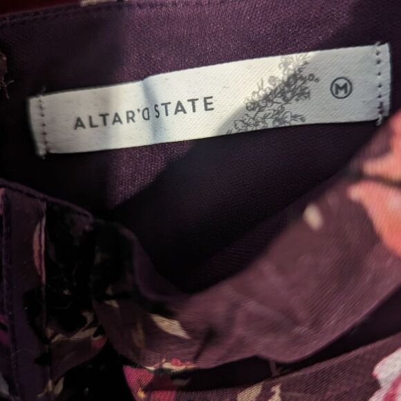 NWOT Altar'd State Tahila Sweetheart Floral Dress Size Medium - Picture 7 of 7